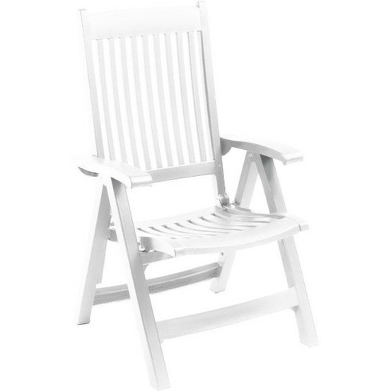 Lot de 2 fauteuils de jardin - - dr iruba - blanc - résine