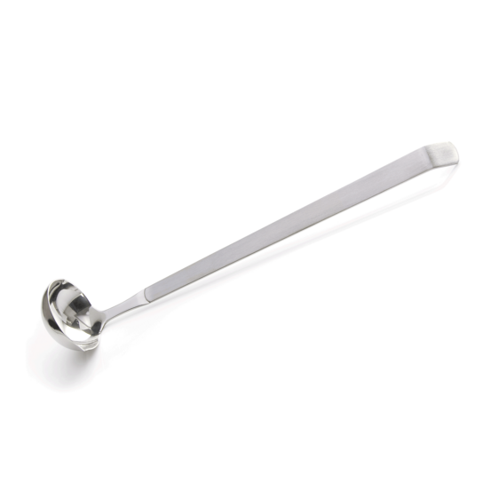 Louche a sauce kitchen tool 2160 en acier au nickel-chrome l 330 mm ø 65 mm - was germany