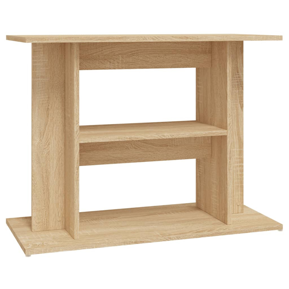 Support pour aquarium chêne sonoma 80x35x60cm bois d'ingénierie