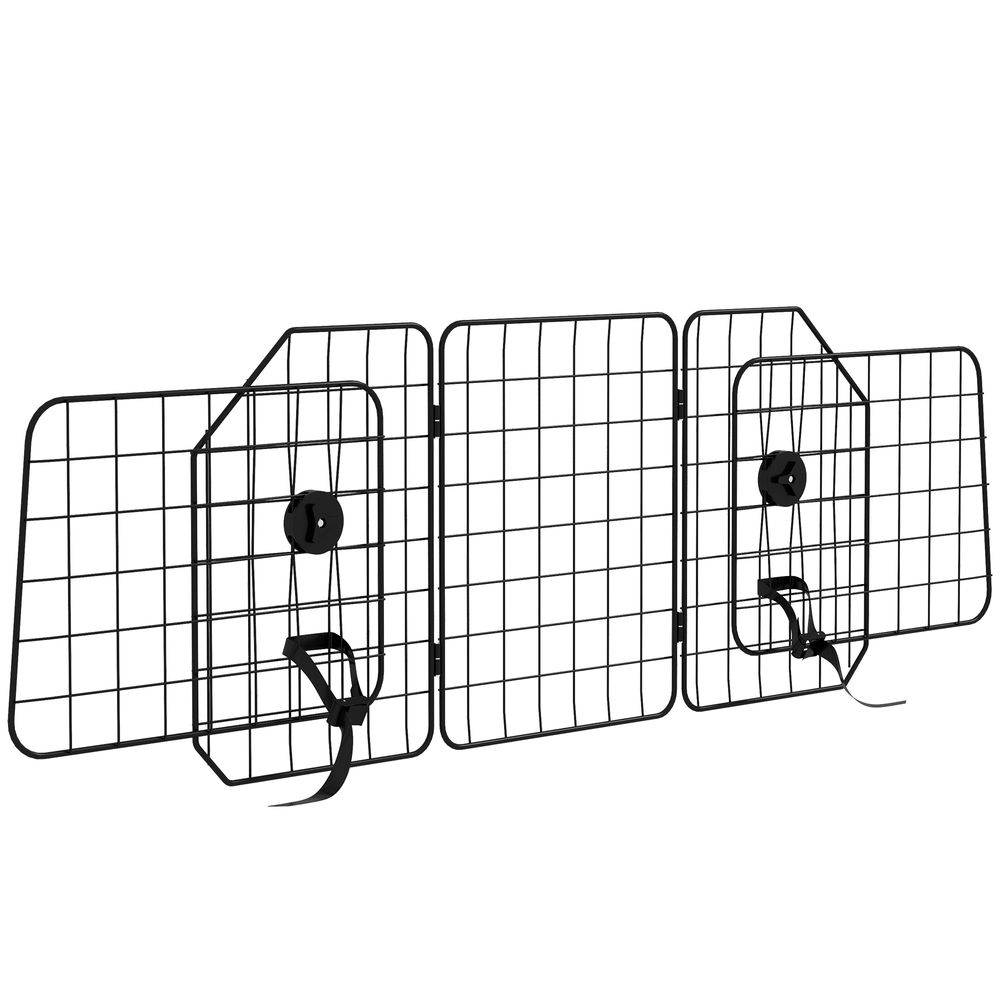 Grille séparation auto chien acier voyage largeur réglable universelle noire 93-150cm