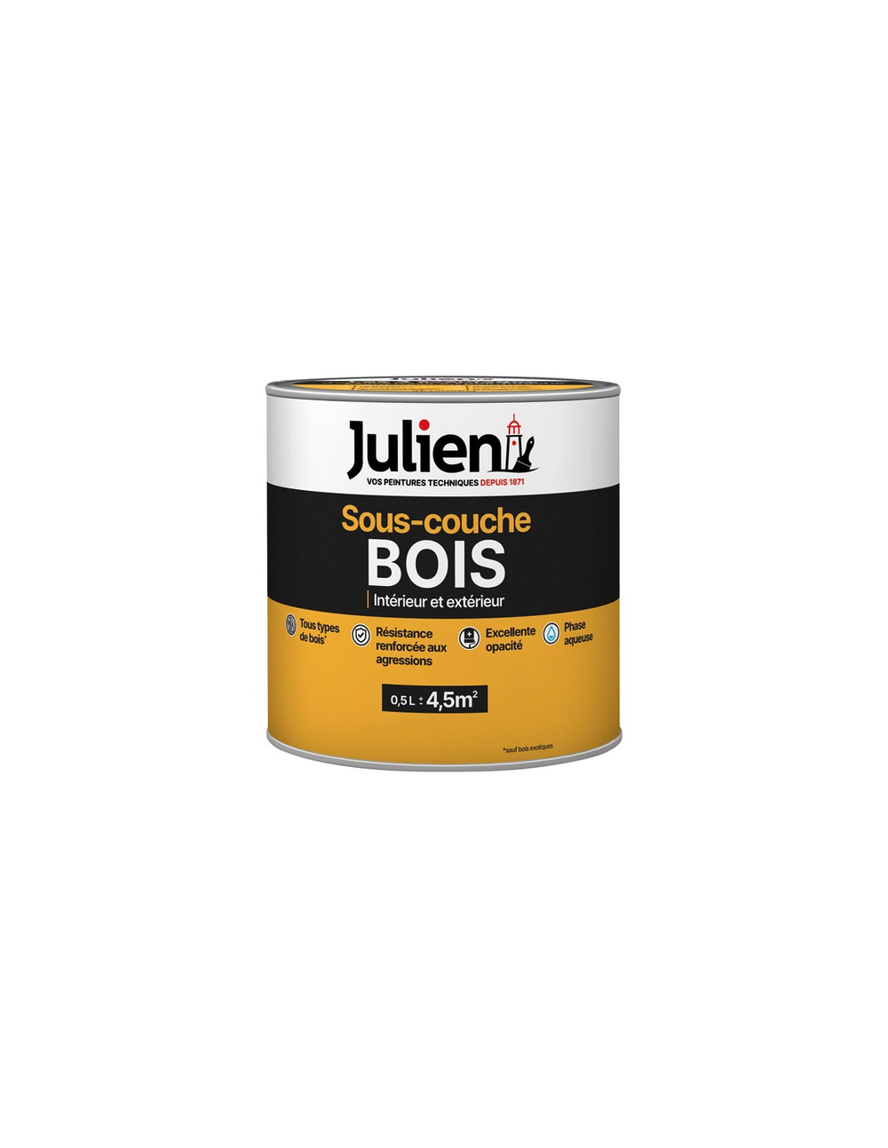 Julien s/couche bois intérieur extérieur 0.5l - julien