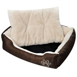 Panier Chaud Pour Chien En Forme De Traîneau De Noël - Taille S (50 Cm) Ou M (65 Cm) - Doudou Lavable, Base Antidérapante