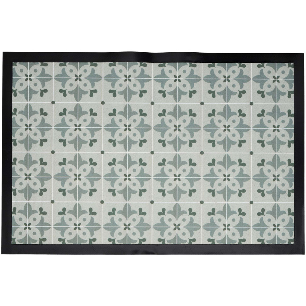 Tapis en pvc imprimé mosaique 40 x 60 cm