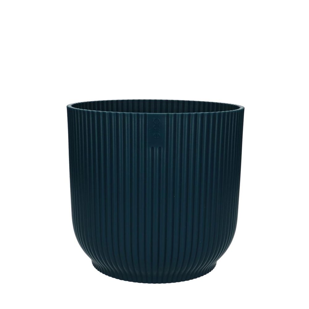 Pot de fleurs bleu - d.18cm x h.17cm