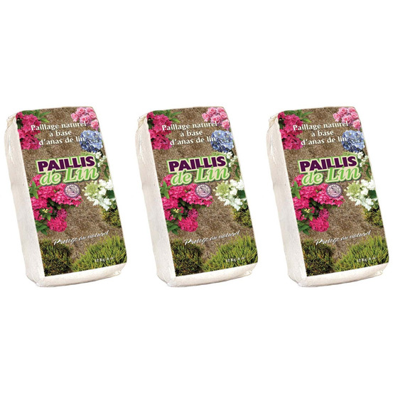 Paillis de lin 12 kgs lot de 3