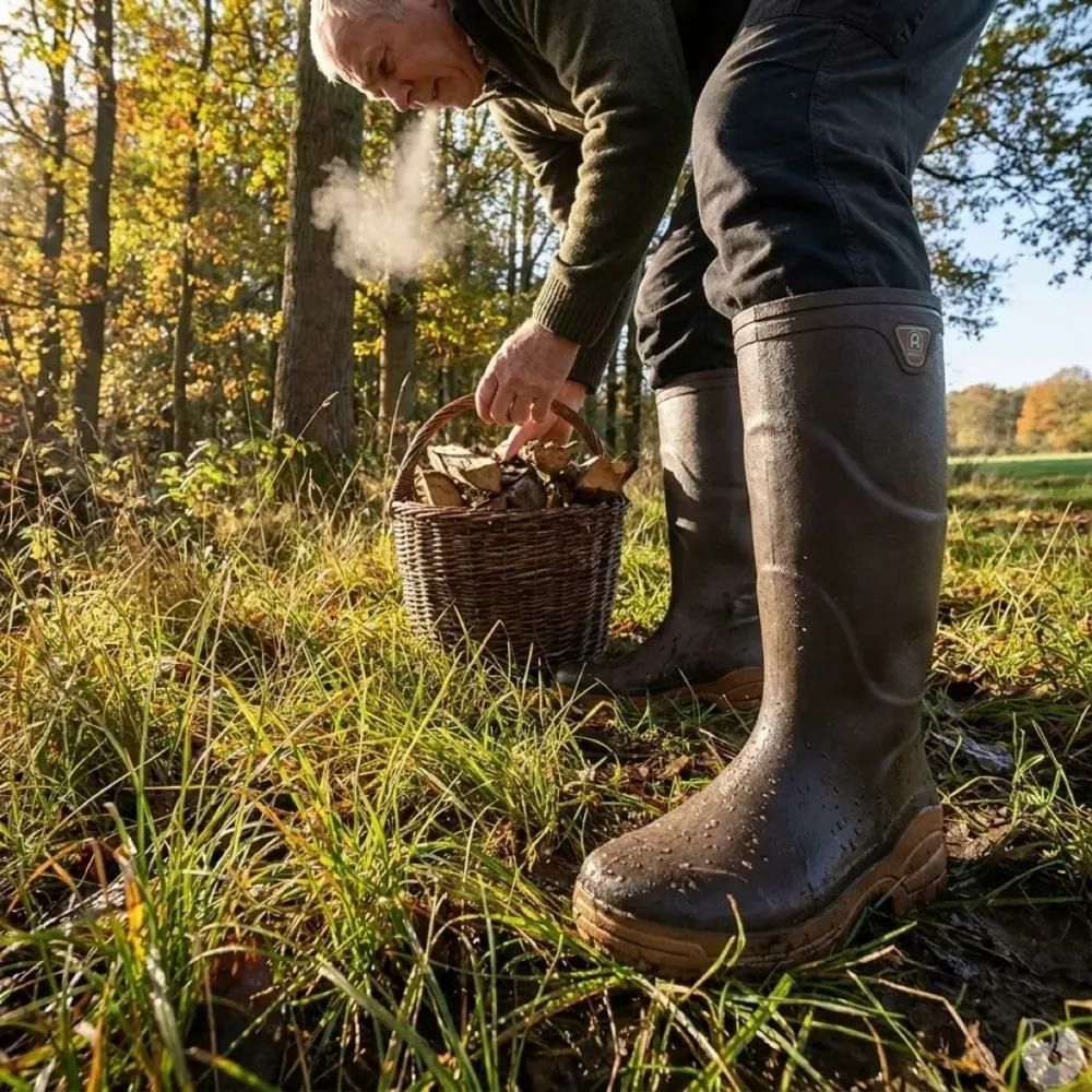 Bottes rouchette optimum résistantes lisier et hydrocarbures marron