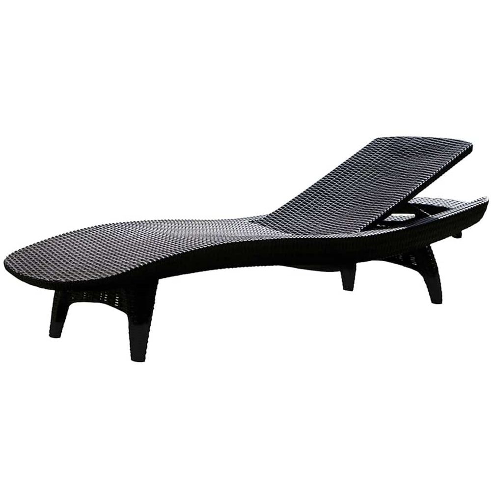 Chaise longue pacific graphite 223564 bain de soleil