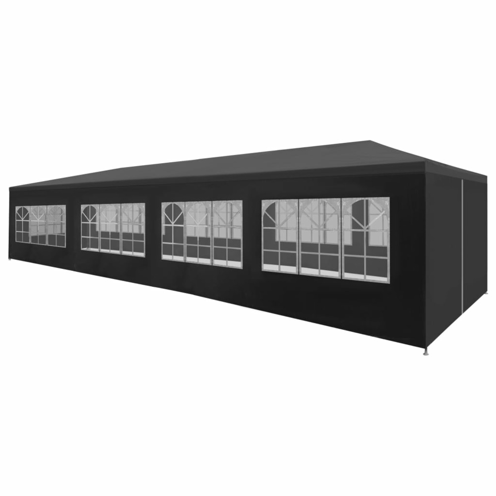 Tente de réception 3x12 m anthracite