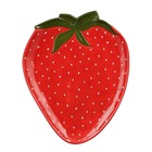 Mica decorations - assiette fraise rouge l36
