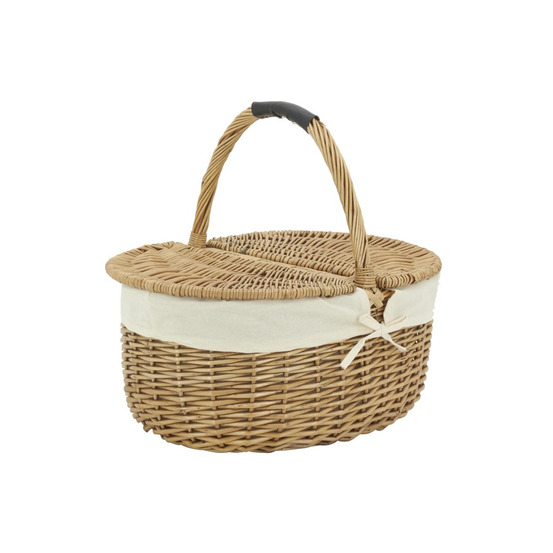 Panier en osier avec couvercle