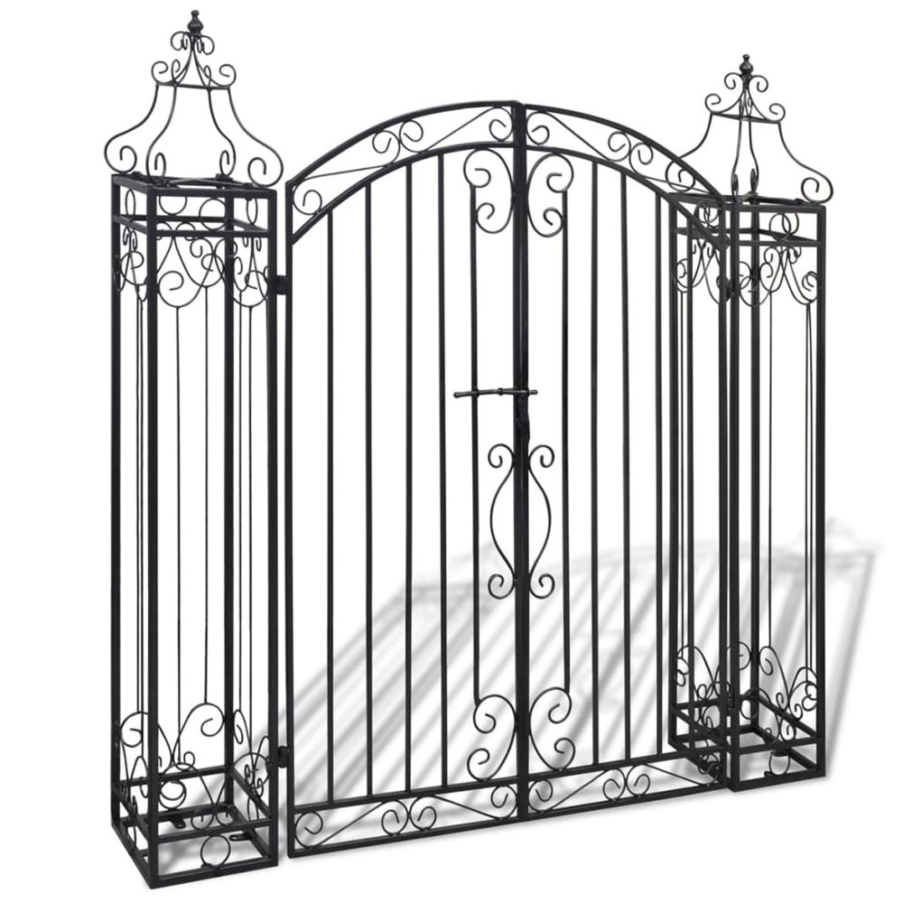 PORTILLON ORNEMENTAL DE JARDIN-(864003)