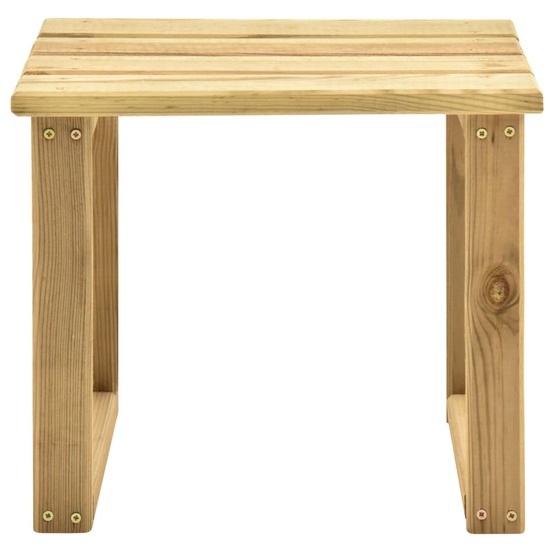 Table de transat 30x30x26 cm bois de pin imprégné