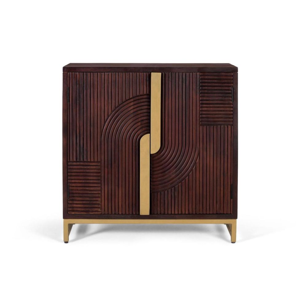 Buffet bois marron - aliénor décoration d'autrefois