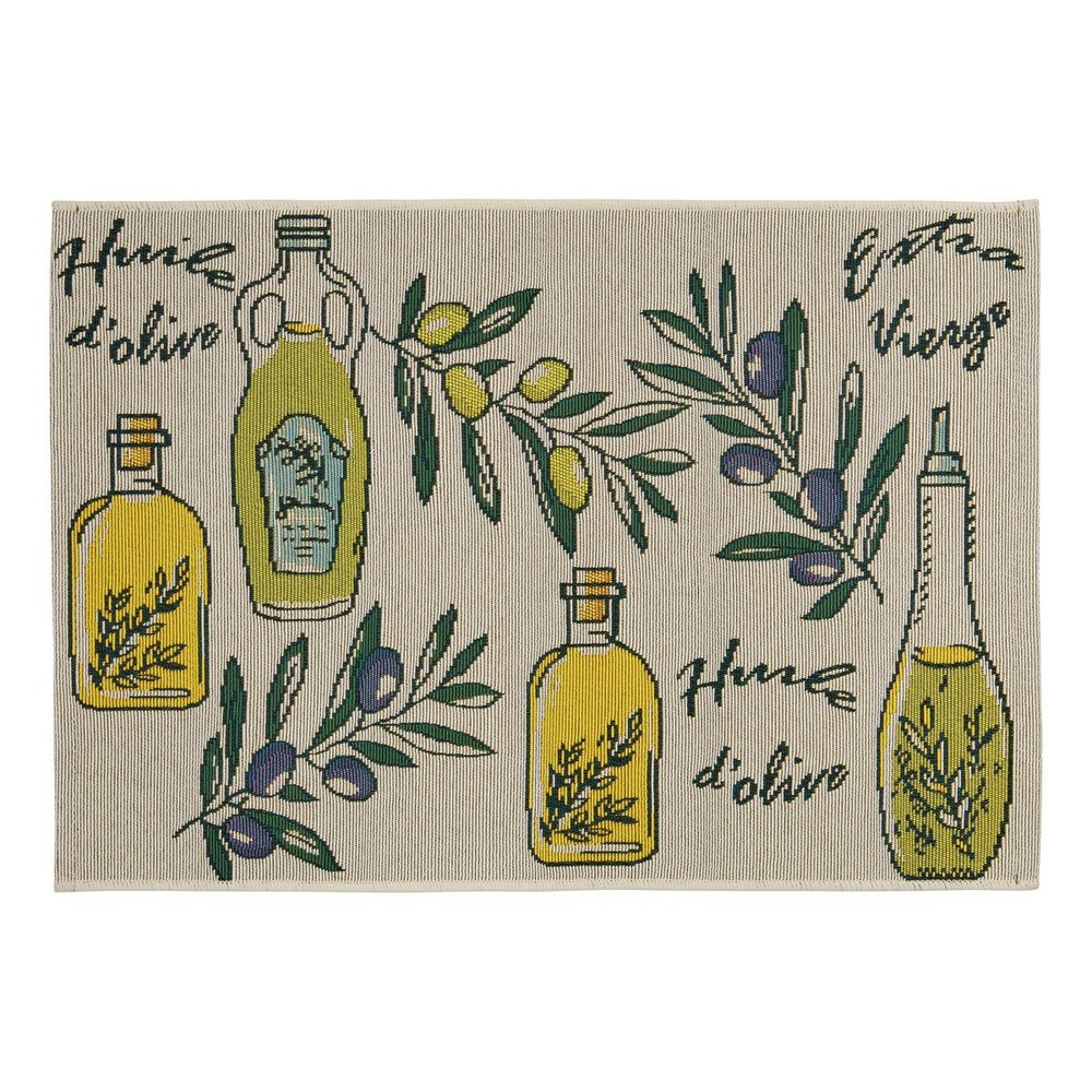 Tapis de cuisine garrigue 90x60cm antidérapant