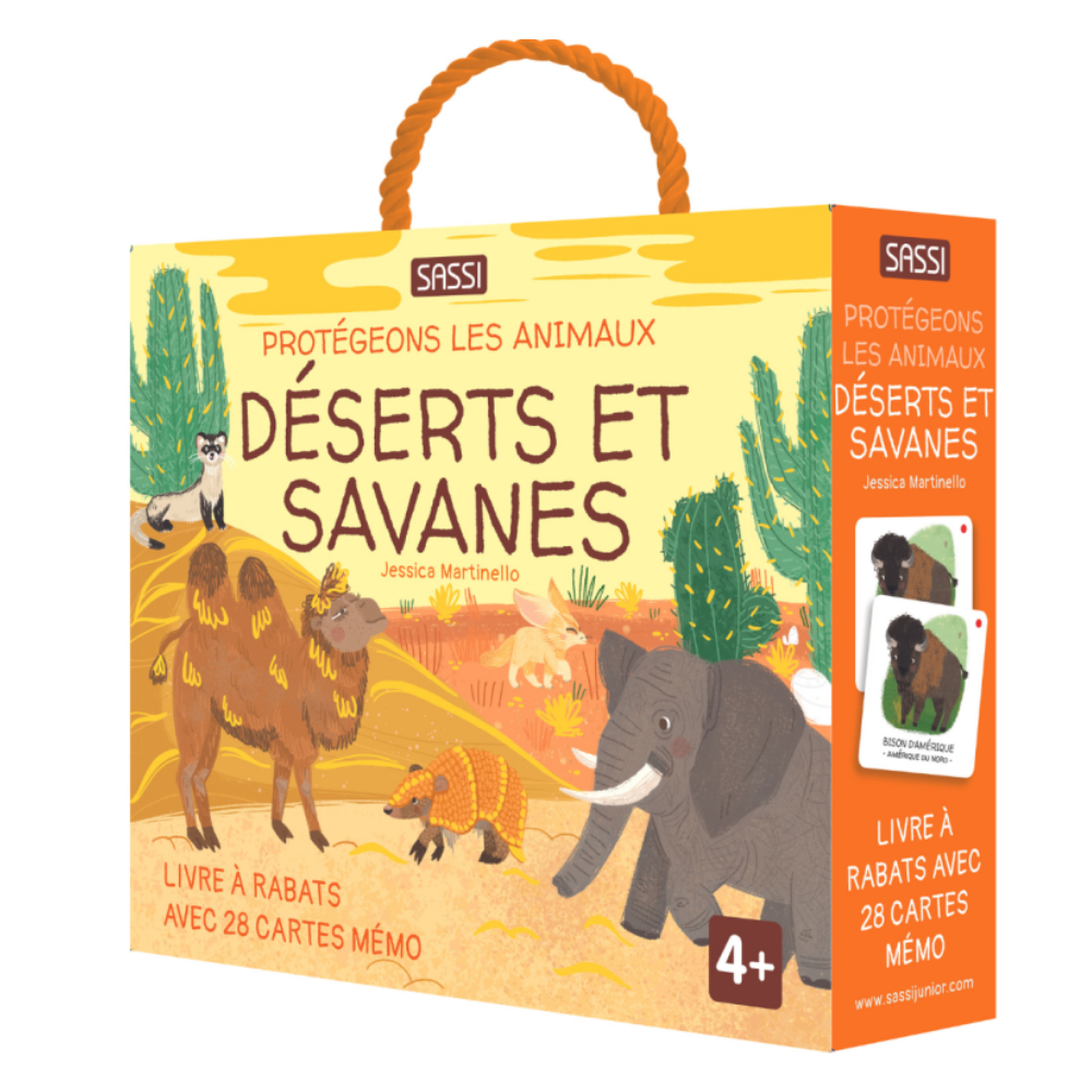 Coffret protégeons les animaux - déserts et savanes