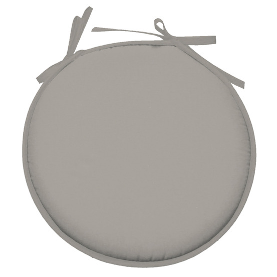 Lovely casa - galette de chaise ronde unie aux multiples couleurs