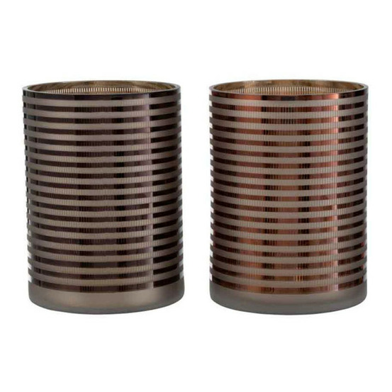 Lot de 2 photophores