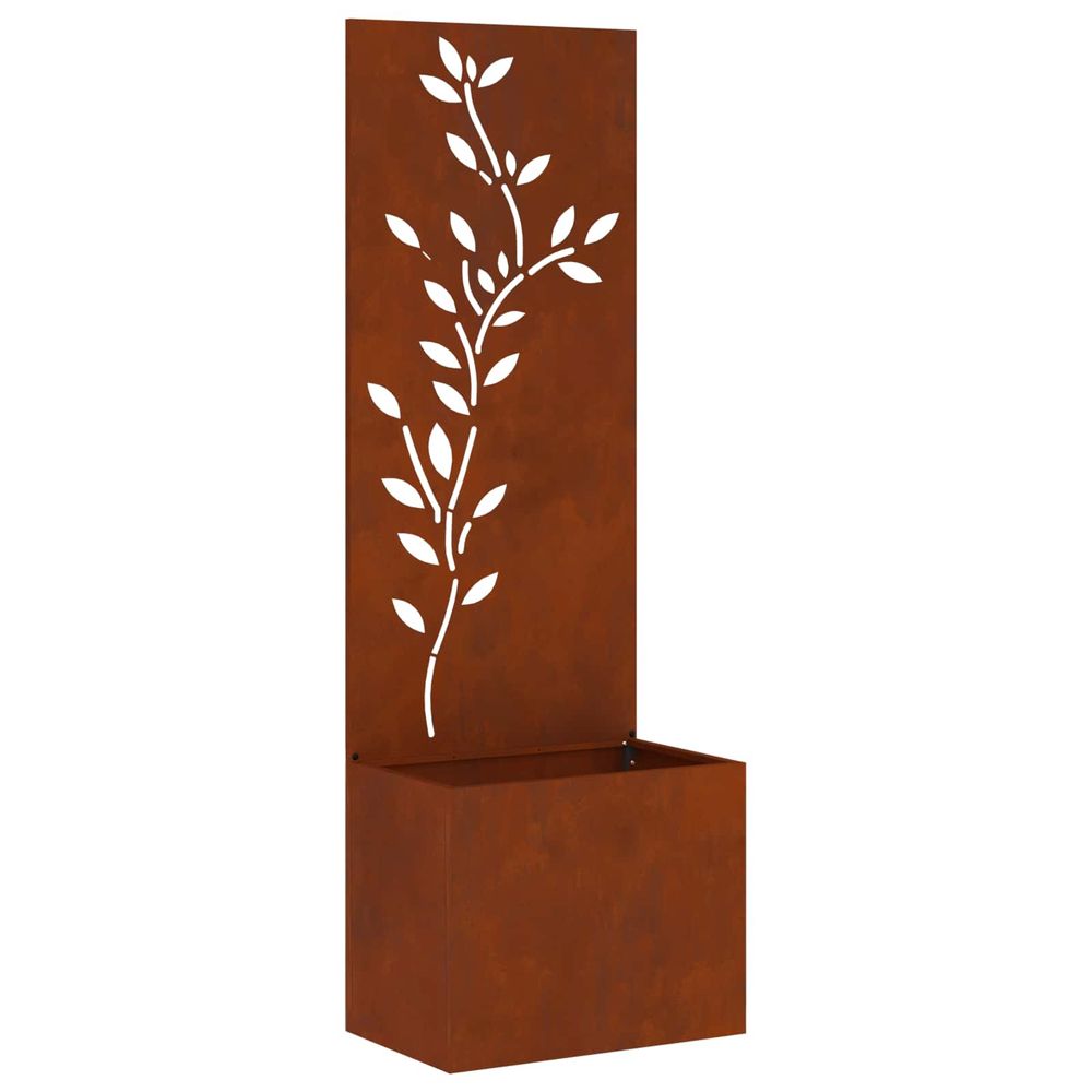 Écran de confidentialité de jardin rouillé 50 x 32 x 150 cm