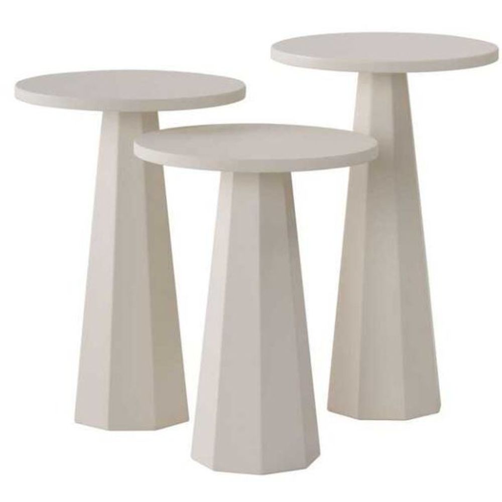 Ensemble de 3 tables d'appoint lilyum