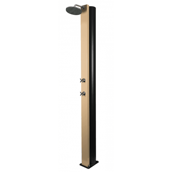 Douche de piscine solaire cross beige 40l