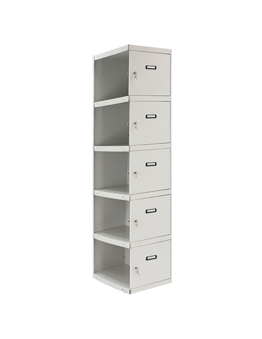 Casier-armoire simonlocker prof.dism.5 porte 1/5 300 adi gris gris taquilla 1800x300x500 - simonrack