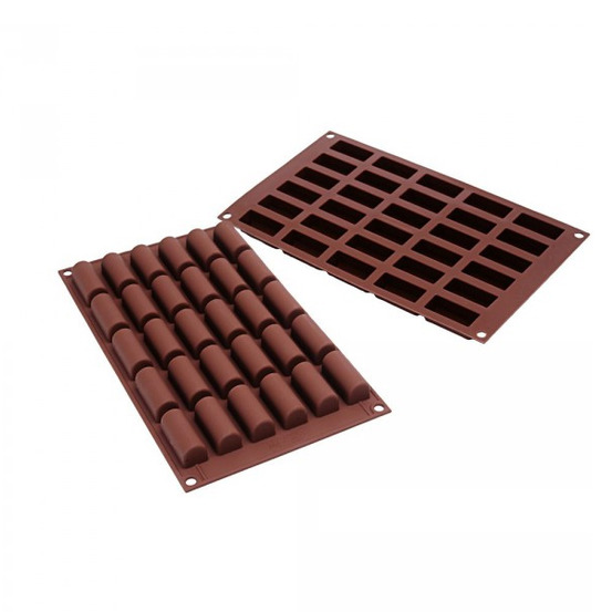 Moule 30 mini bûches silicone - 26.129.77.0065