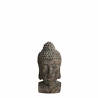 Mica decorations objet déco buddha - 23x26x48 cm - magnésium - gris
