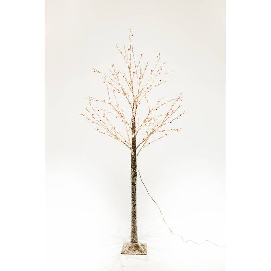 Arbre givré lumineux extérieur 120 led blanc chaud h.90cm