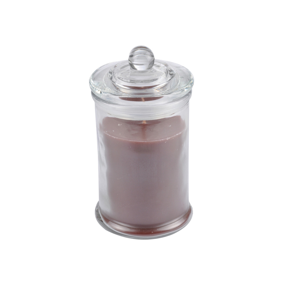 Bougie bocal en verre bois de santal