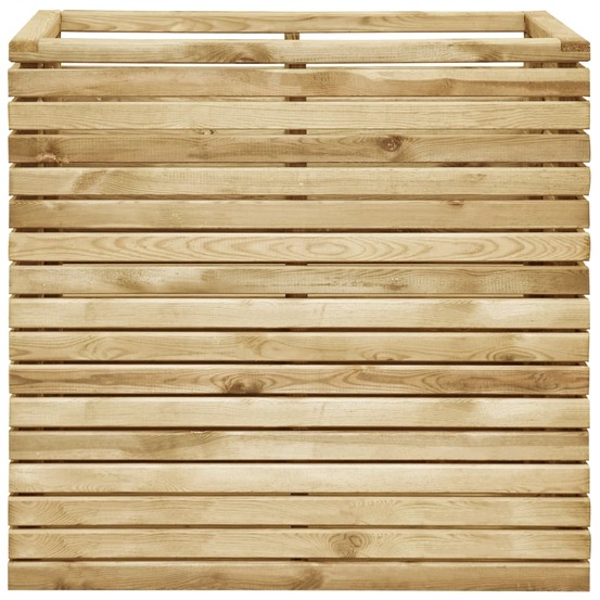Lit surélevé 100x50x100 cm bois de pin imprégné