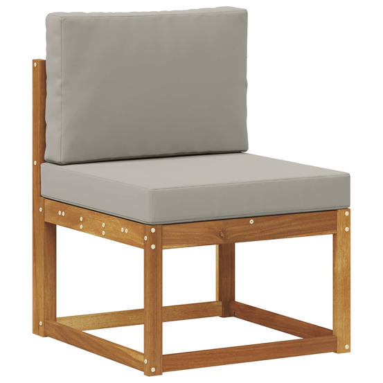 Sofa de milieu extérieur bois d'acacia massif