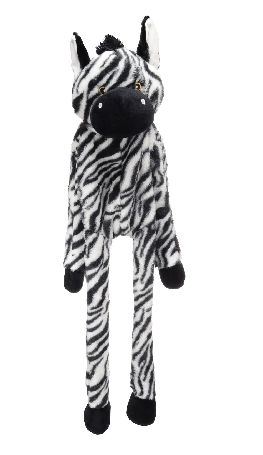 Jeu geant sonore pour chien zebre en peluche