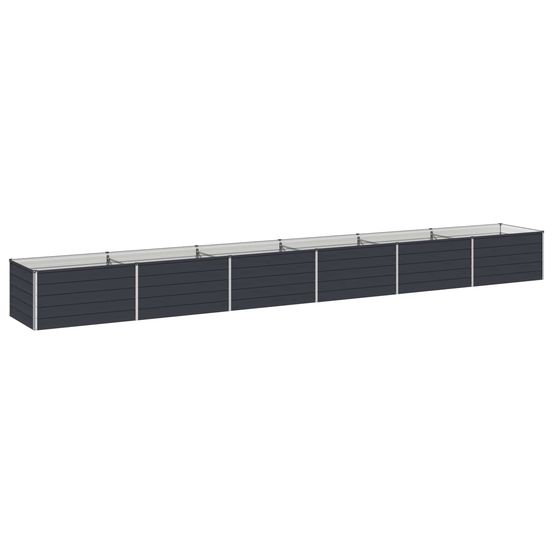 Jardin surélevé anthracite 600 x 80 x 55 cm