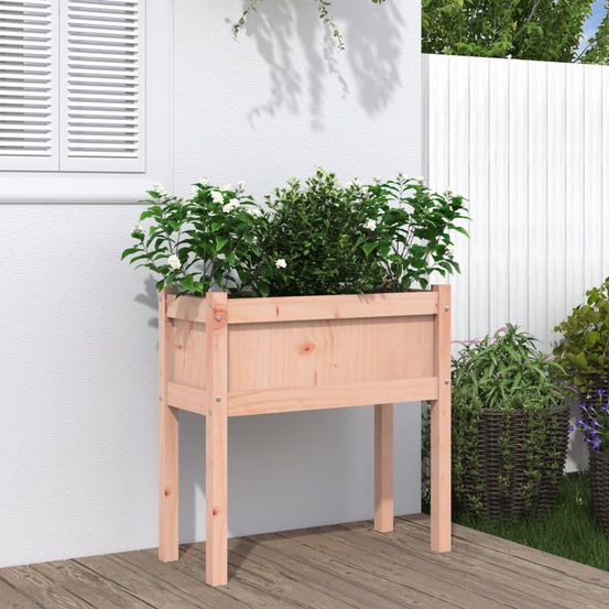Carré potager sur pieds 70x31x70 cm bois de douglas pour jardin et balcon