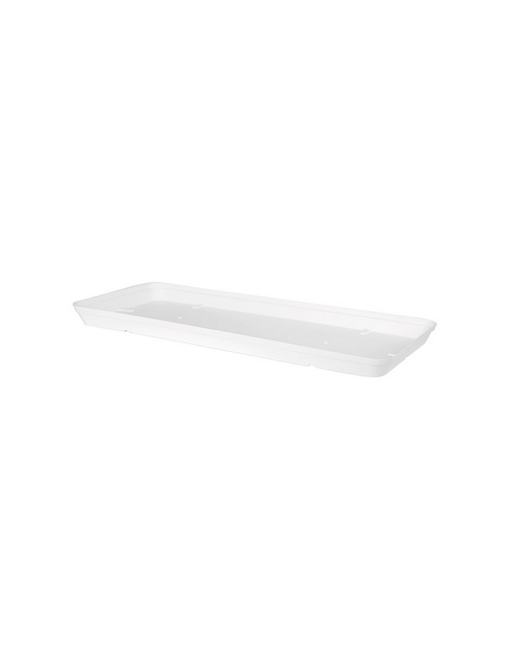 Soucoupe rectangulaire capri xl - 28 x 53 x h 4 cm - 5,2 l - blanc