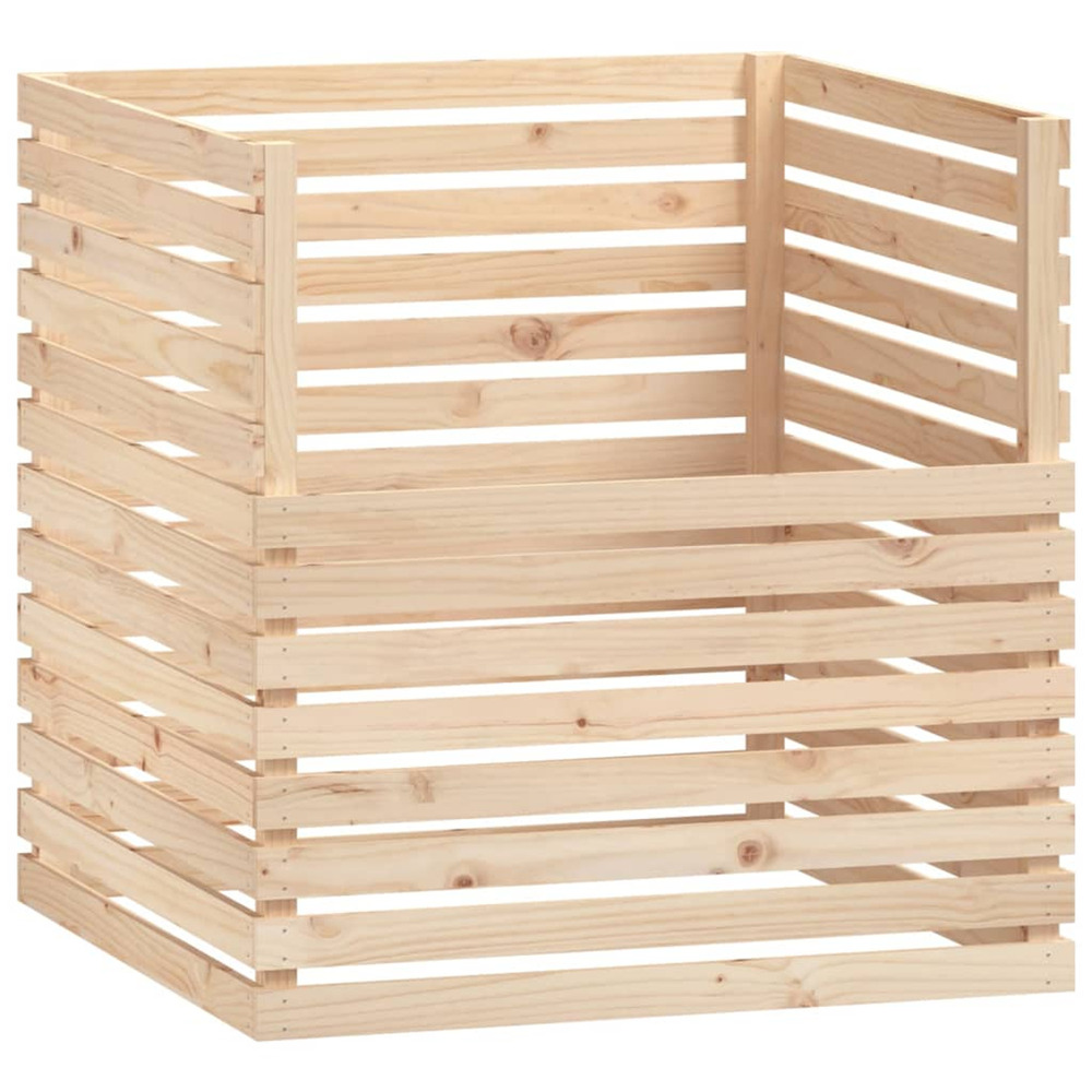 Composteur 100x100x102 cm bois massif de pin