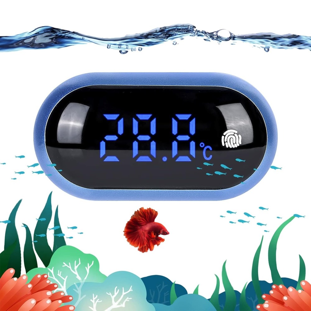 Thermomètre aquarium led tactile - grand écran