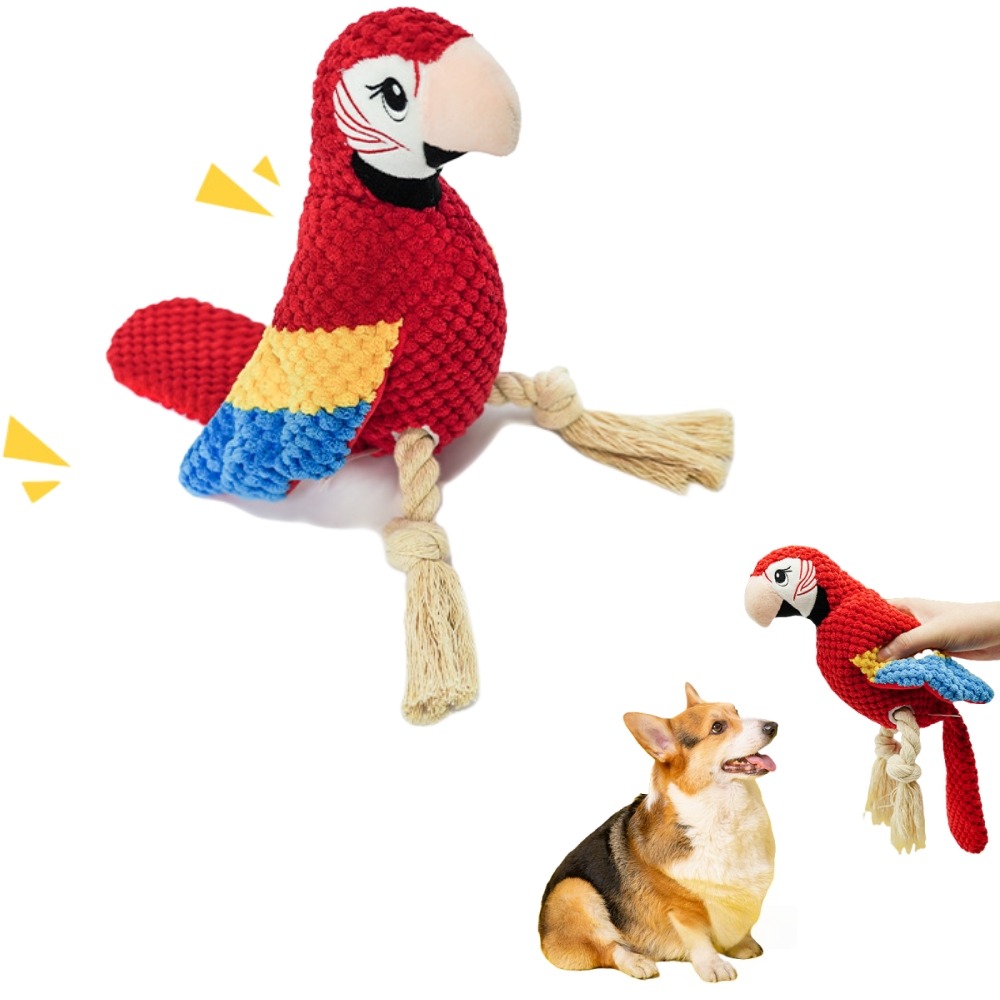 Jouet en peluche grinçant pour chien