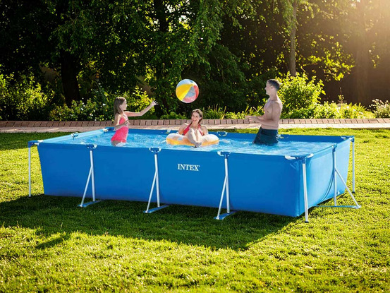Piscine tubulaire rectangulaire 4,50 x 2,20 x 0,84 m