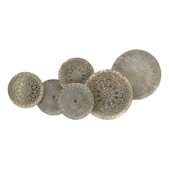 Décoration murale junon 51x118cm doré