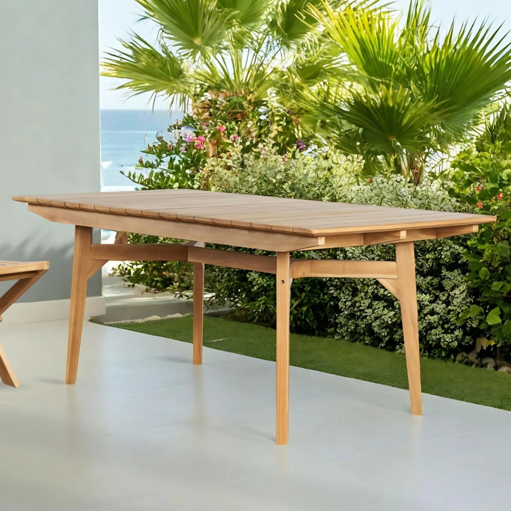Table de jardin en teck 180 cm kino