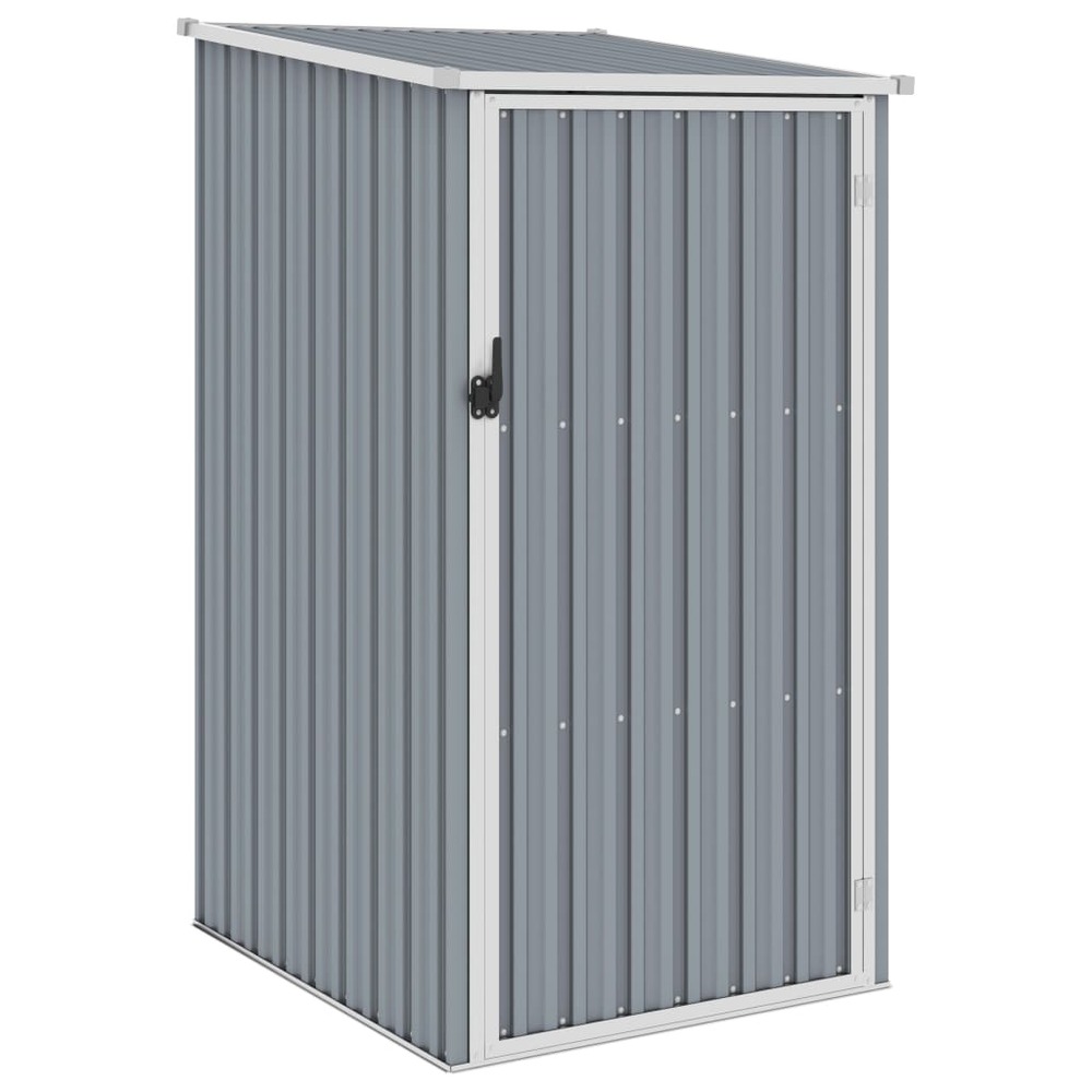 Abri de jardin cabane cabanon maison de stockage remise extérieur hangar outils robuste 87 x 98 x 159 cm acier galvanisé gris