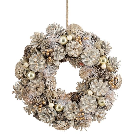 Couronne hanley h9x34cm - blanc
