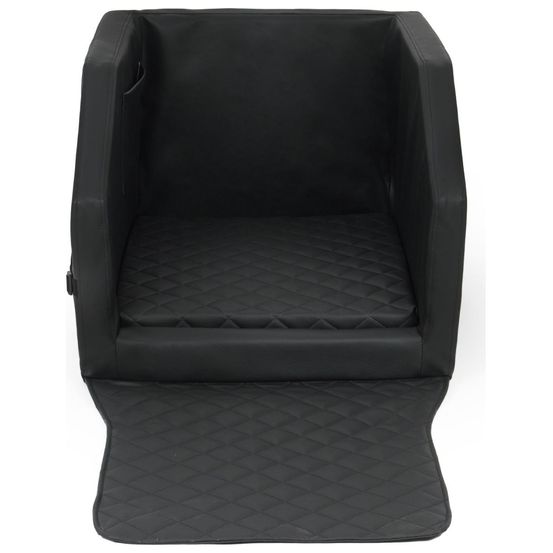 Velinda panier de voiture pour chien 55x100 cm — noir