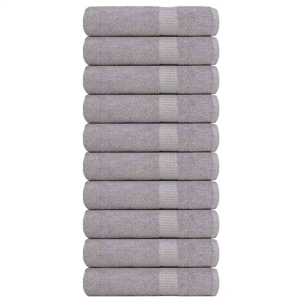 Essuie-mains frogn 10 pcs gris 50x100 cm 360 g/m²