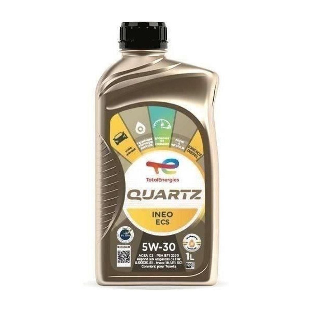 Quartz ineo ecs 5w30 - huile moteur - 1 l