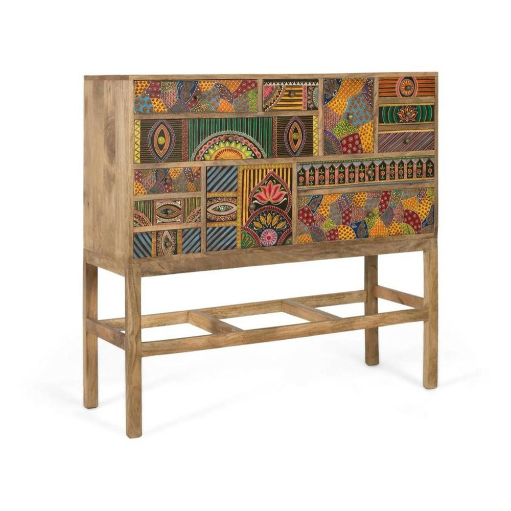Console bois marron - décoration d'autrefois
