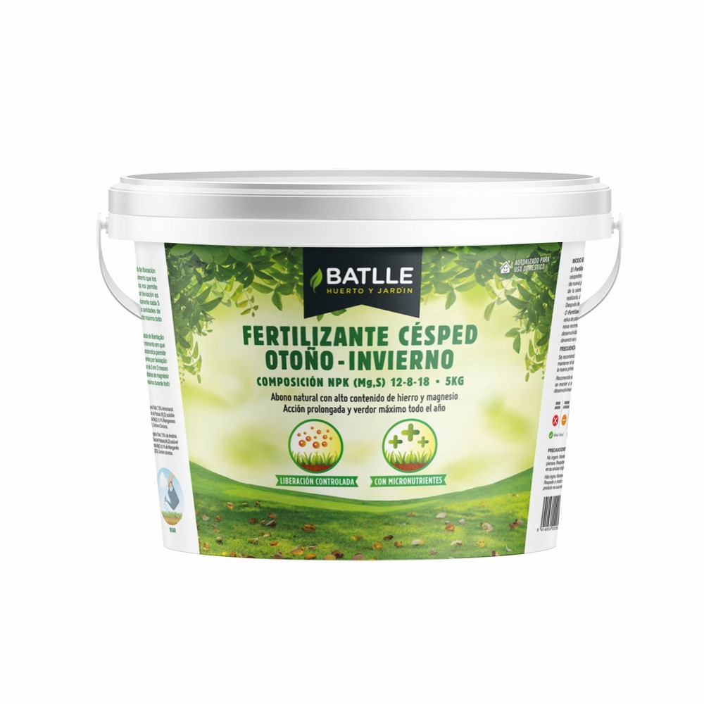Batlle semences 710711unid fertilisant gazon professionnel 5 kg