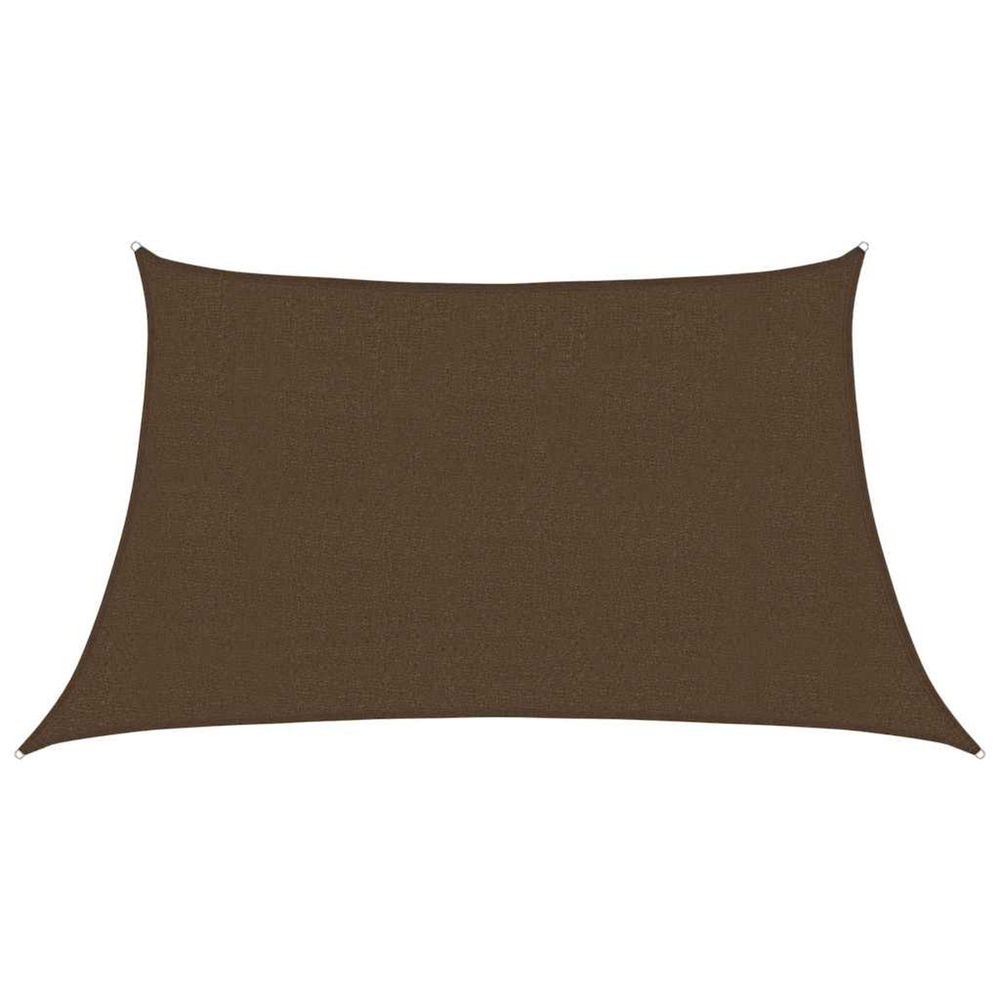 Voile d'ombrage 160 g/m² marron 3/4x2 m pehd