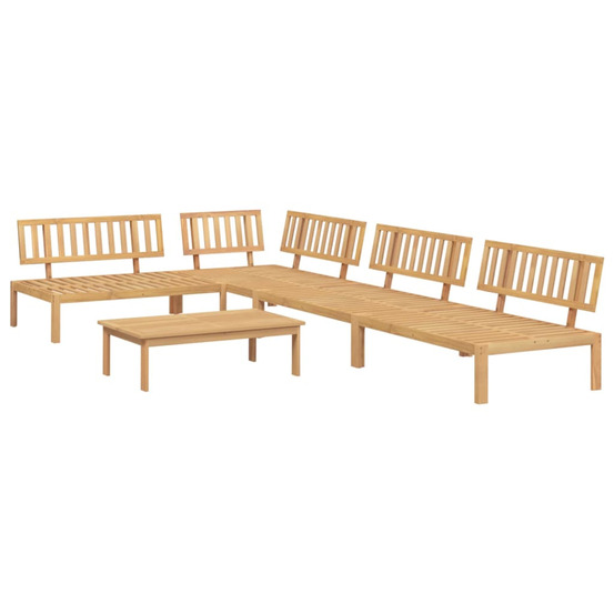 Salon palette de jardin 5 pcs bois d'acacia massif